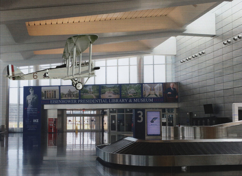 Arrivals Luggage Claim_EqualSized_to_Memorial Arrivals Luggage Claim Suspended Concept
