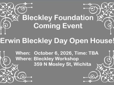 Erwin Bleckley Day Open House
